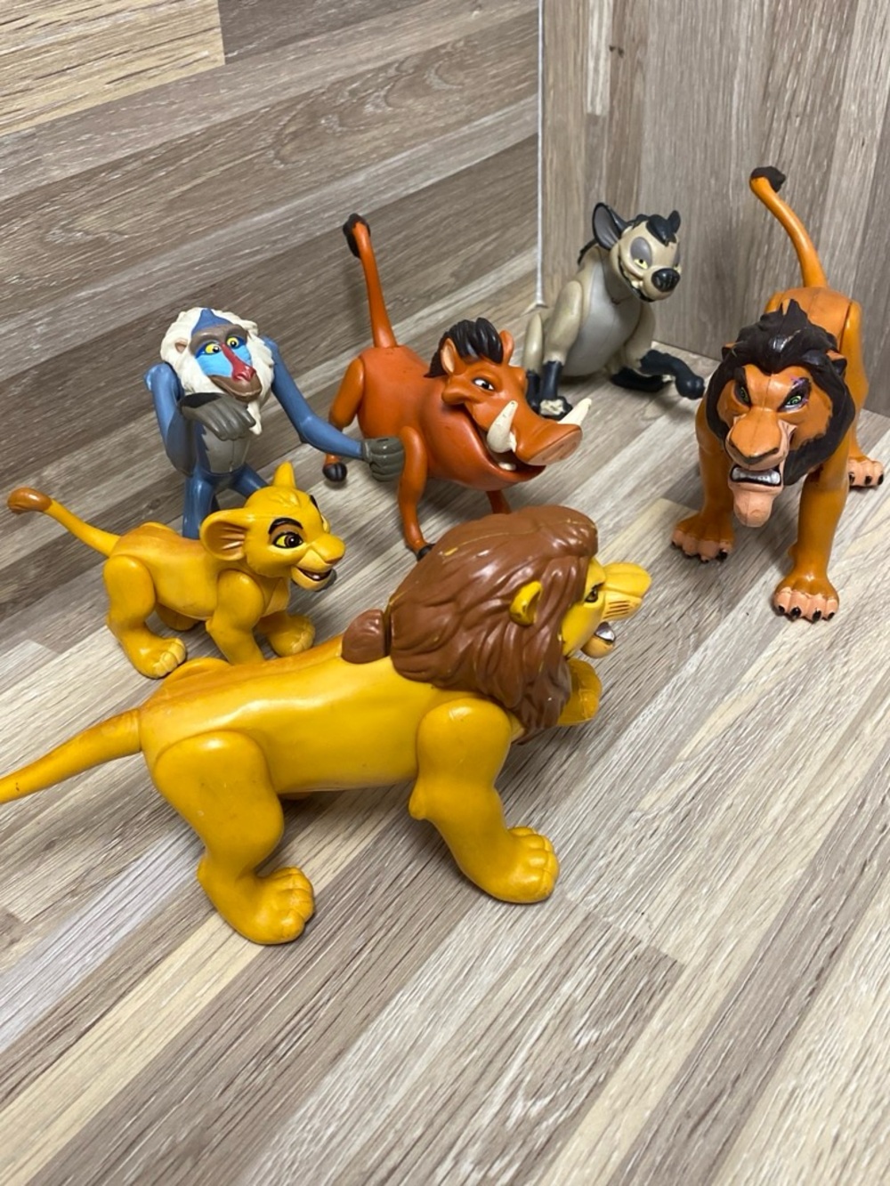 Disney The Lion King Character Toy Set vintage 90s